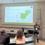 Javier J. Cancela, coordinador de I-ReWater, durante su ponencia en REUSE EUROMED 2024.