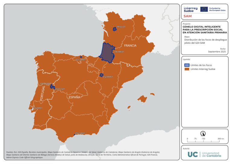 Mapa de los focos de despliegue piloto…