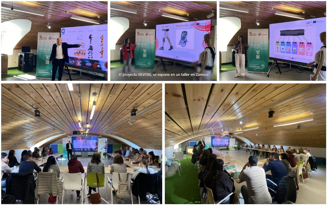 El proyecto REVITAL se expone ante más de 30 profesionales en un taller sobre Exoesqueletos y Neurorrehabilitación en Zamora