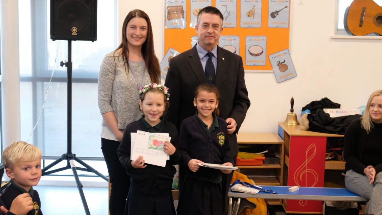 St Bernard's Sch pupil awards  23-02-2018