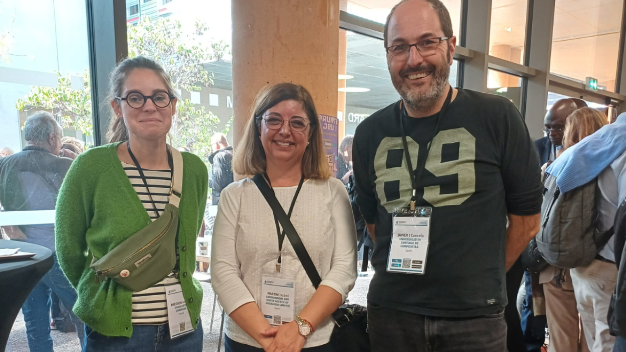 Foto de Reunión I-ReWater con Target durante congreso REUSE EUROMED en Montpellier_01