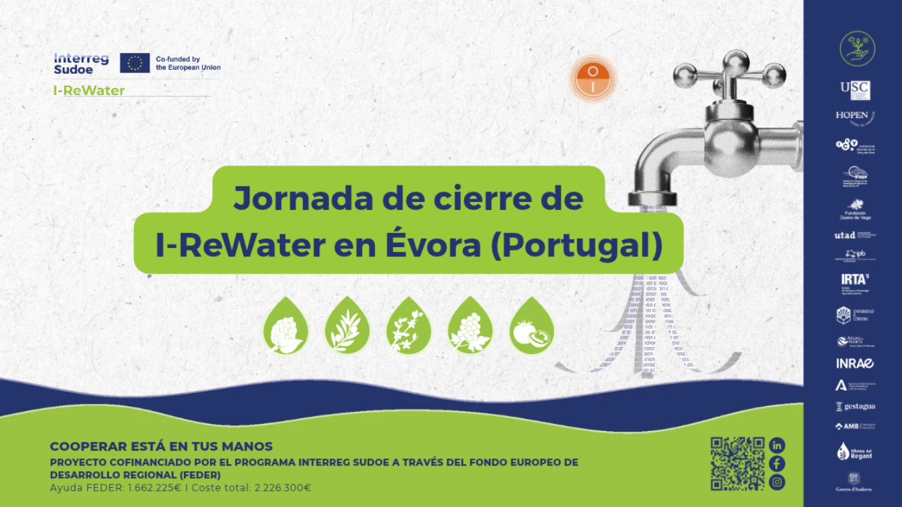 I-ReWater _ Jornada de cierre en Évora - Portugal