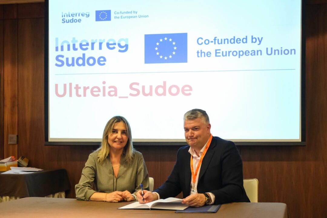 15:30 horas. Hotel Santemar. El consejero de Economía, Hacienda y Fondos Europeos, Luis Ángel Agüeros, inaugura el Seminario Técnico de Gestión de Proyectos Interreg Espacio Sudoeste Europeo del periodo de programación 2021-2027. 16 de abril de 2024 © Raúl Lucio