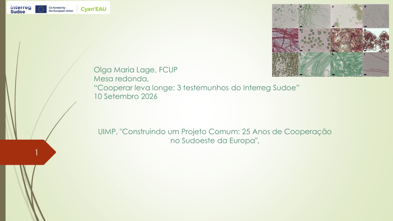 Presentation Interreg SUDOE