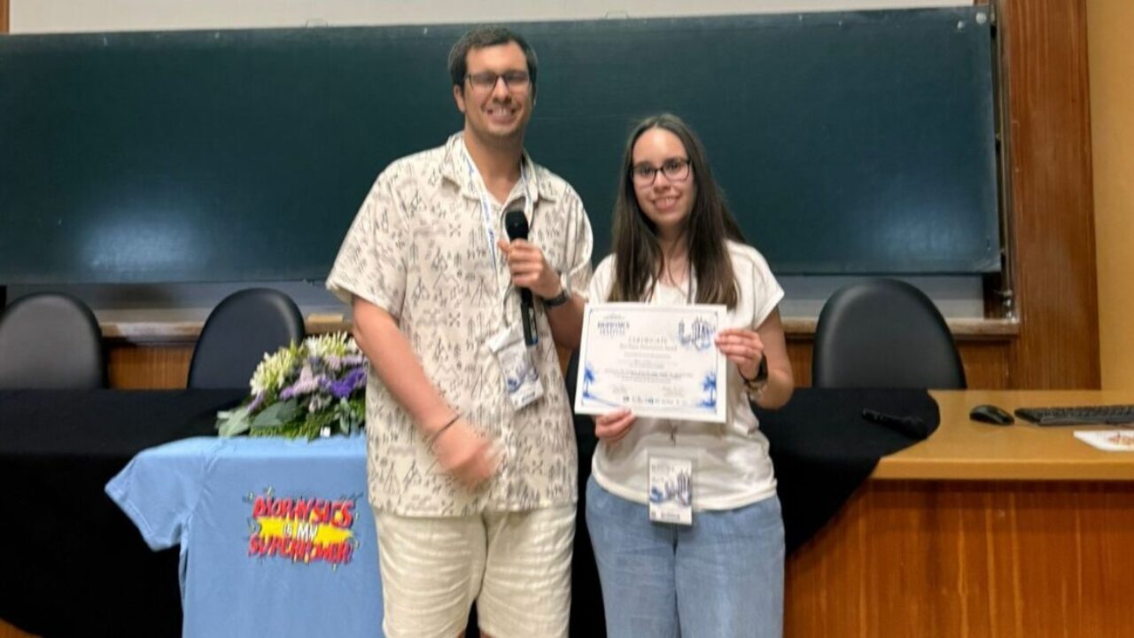 Mejor Póster en el Biophysics Festival