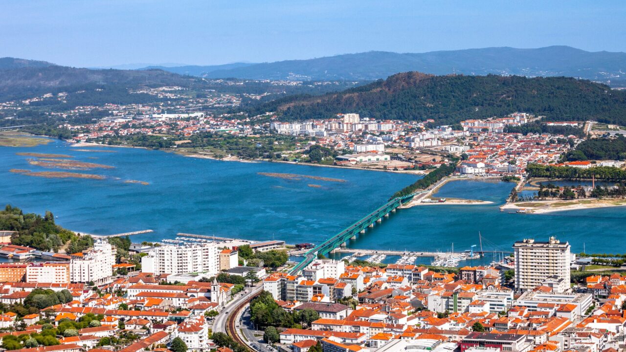 Imagen aérea de Viana do Castelo